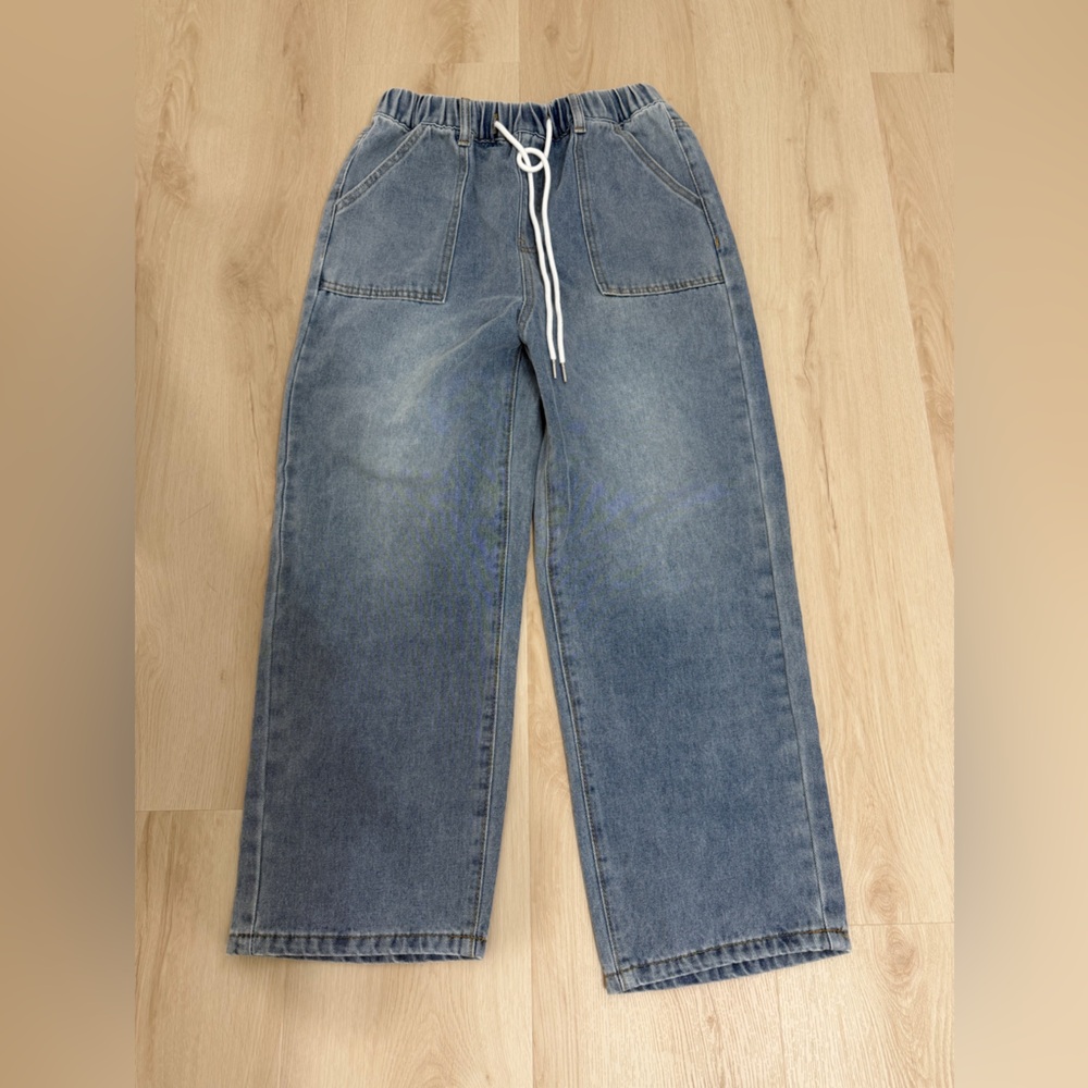 Relaxed Jeans with Drawstring